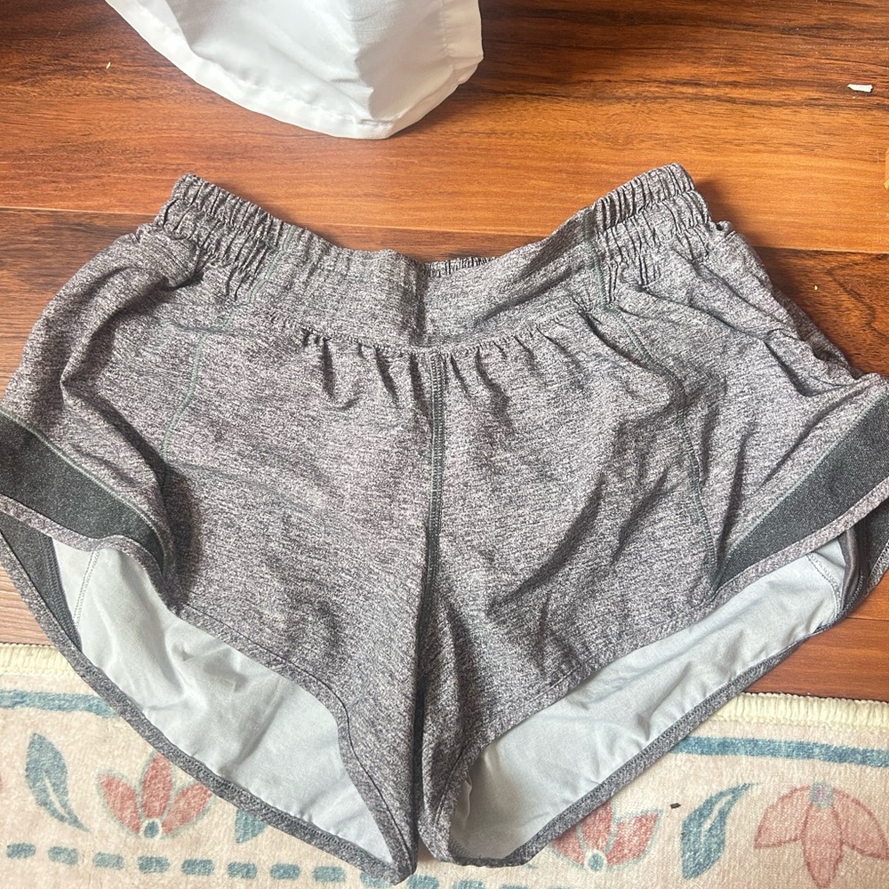 lululemon athletica Heather Gray Athletic Shorts